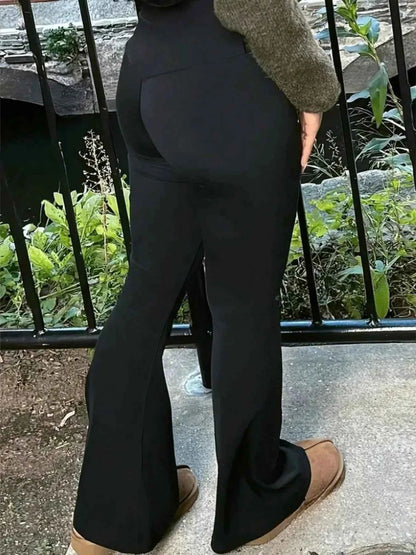 High-Waisted Flare Pants