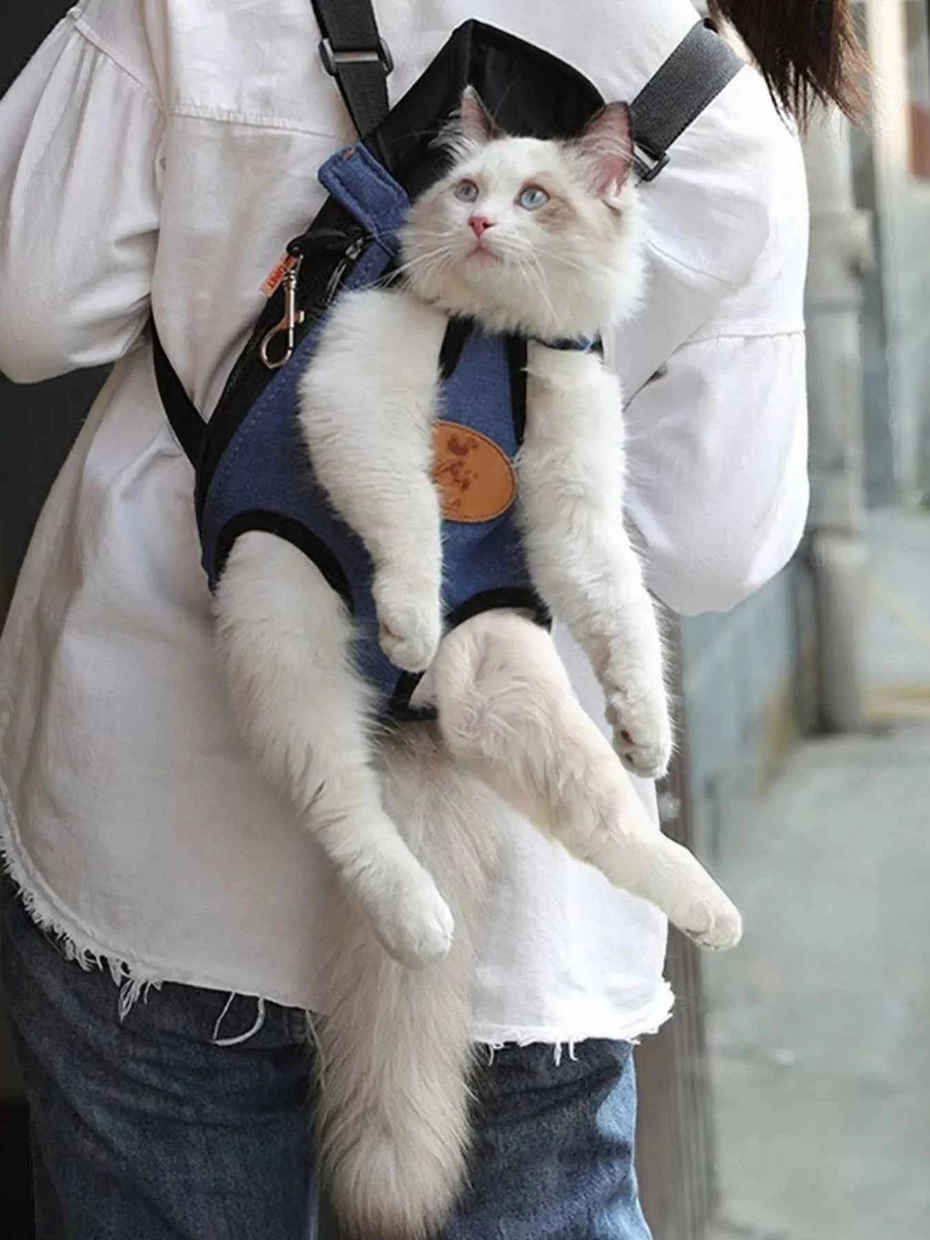 Adjustable Straps Pet Carrier Backpack