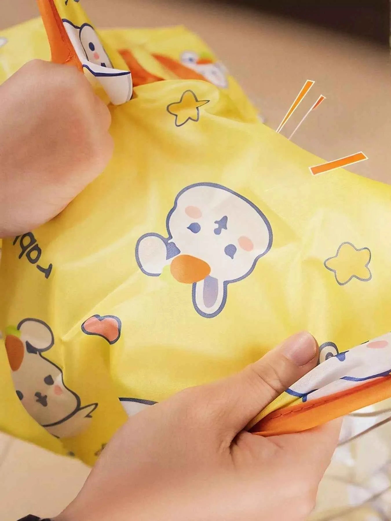 Cartoon Pattern Collapsible Cat Tunnel Pet Toy