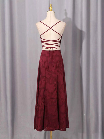 Lace Spaghetti Strap Maxi Dress