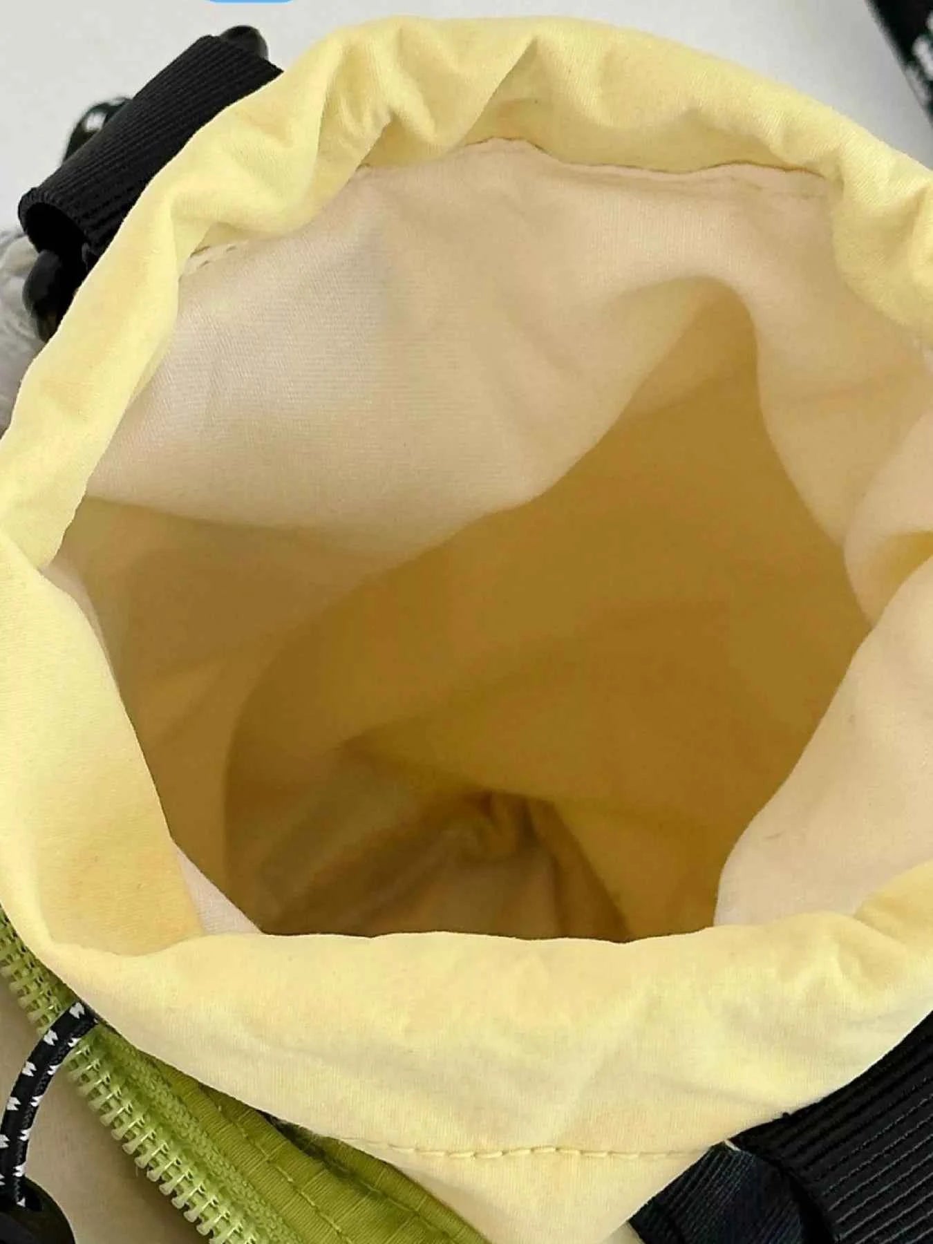 Drawstring Crossbody Bag with Front Pocket