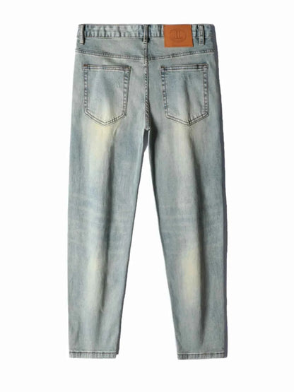 Men's Distressed Slim Fit Jeans