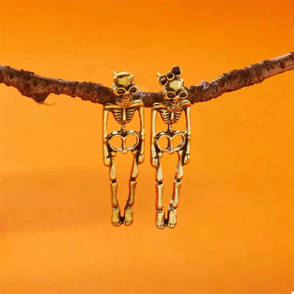 Halloween Skeleton Drop Earrings