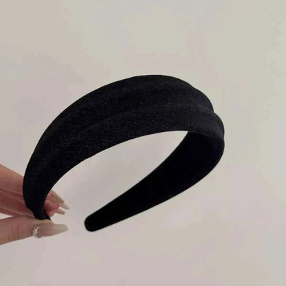 Denim Padded Wide Headband
