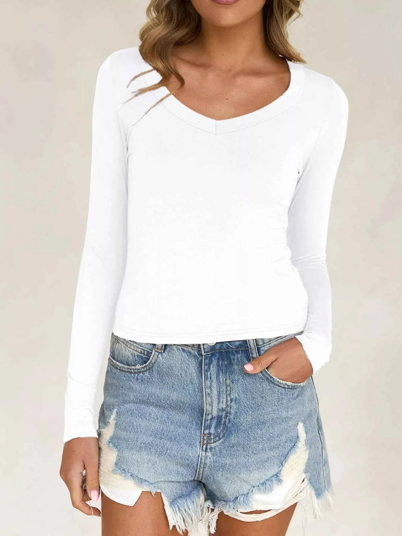 Slim Fit Long Sleeve T-Shirt