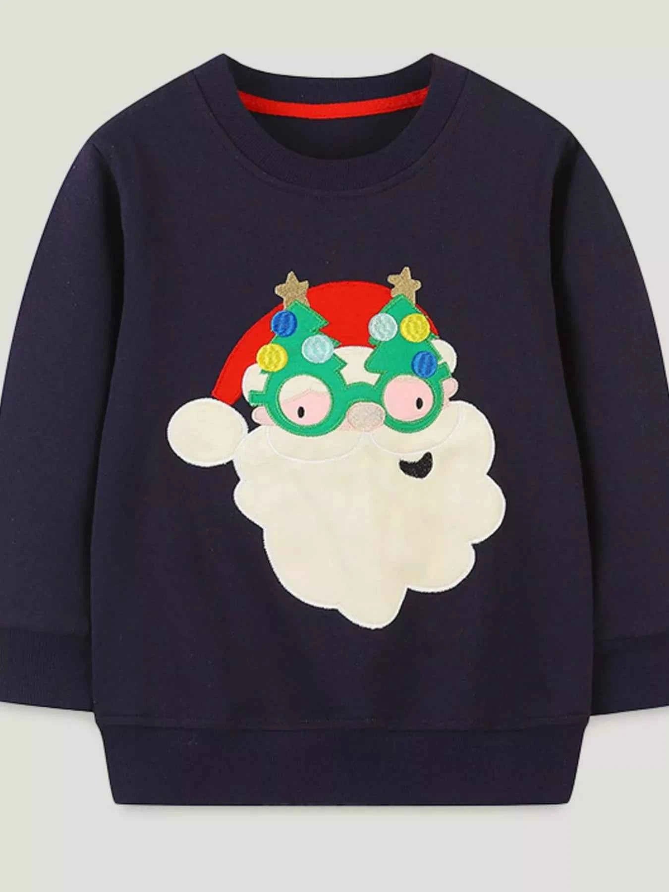 Children's Christmas Santa Crew Neck Sweatshirt
