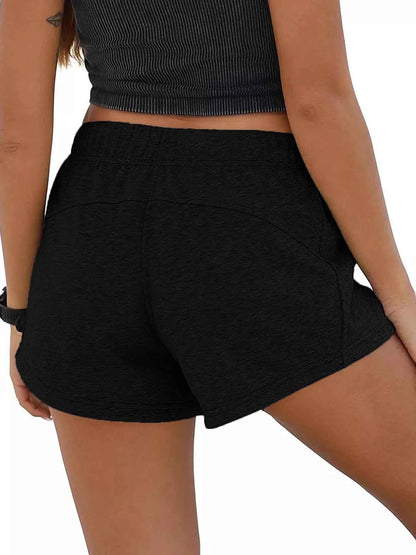 Drawstring Shorts with Pockets