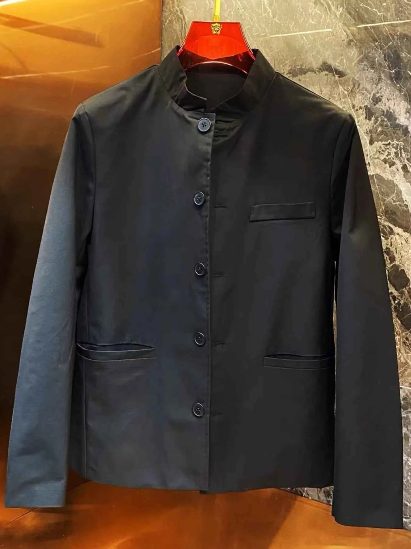 Men's Plus Size Button Up Long Sleeve Jacket