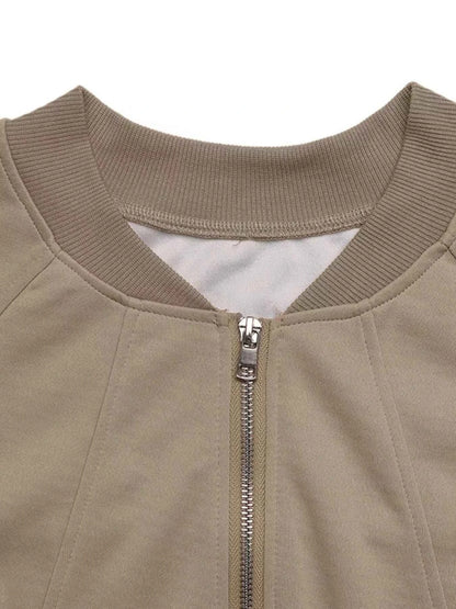 Zip Up Raglan Sleeve Jacket