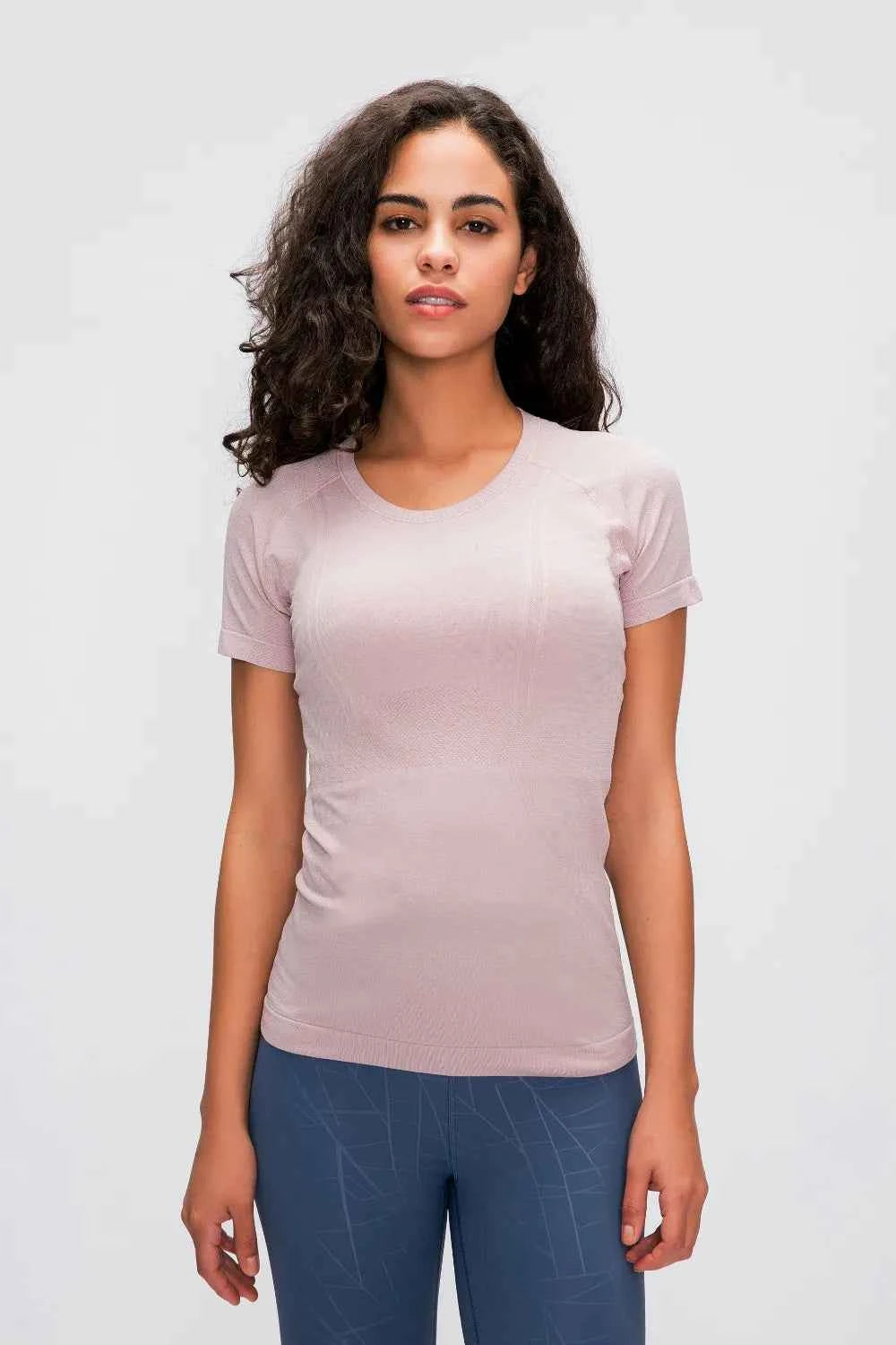 Millennia Round Neck Short Sleeve Active T-Shirt