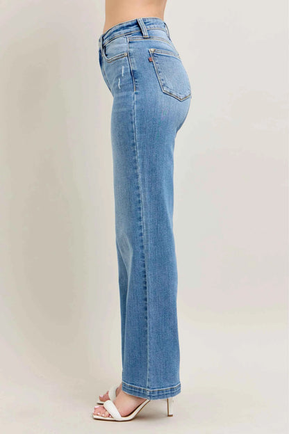 Judy Blue Full Size High Waist Straight Jeans Plus Size