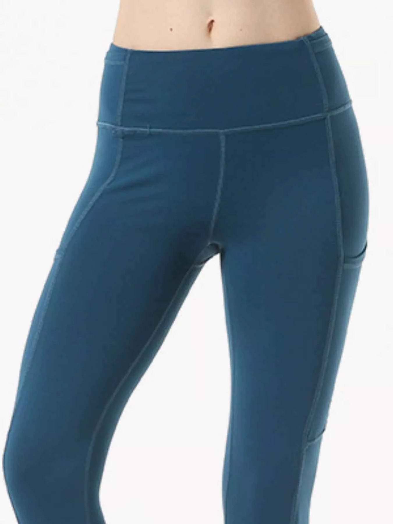 Full Size High-Waisted Active Leggings with Pockets Plus Size