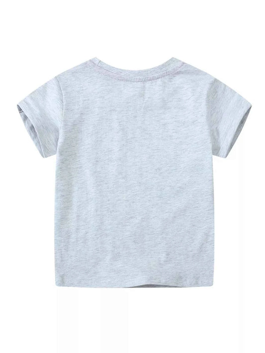 Children's Unicorn Graphic Short Sleeve T-Shirt