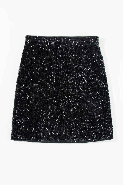 Sequin Mini Skirt