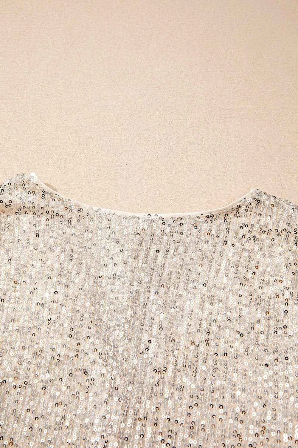Sparkling Sequin Long Sleeve Bodysuit