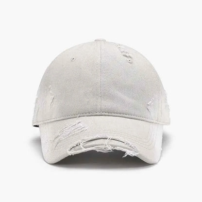 Distressed Adjustable Cotton Hat