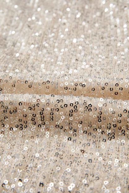 Sparkling Sequin Long Sleeve Bodysuit