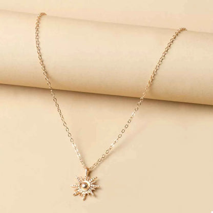 Sunburst Pendant Necklace