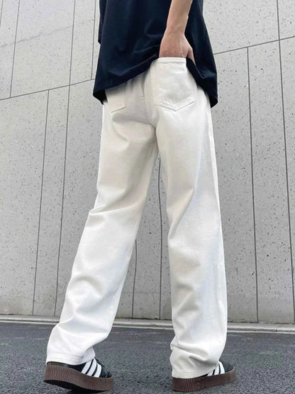 Men's Full Size Drawstring Wide Leg Pants Plus Size