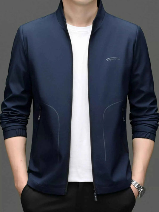 Men's Zip Up Long Sleeve Jacket