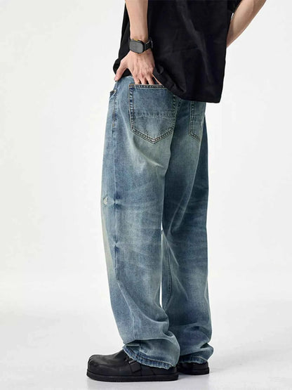 Men's Distressed Relaxed Fit Jeans