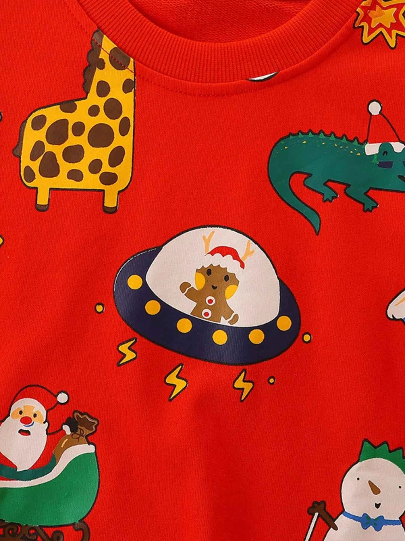 Children's Christmas Crew Neck Sweatshirt