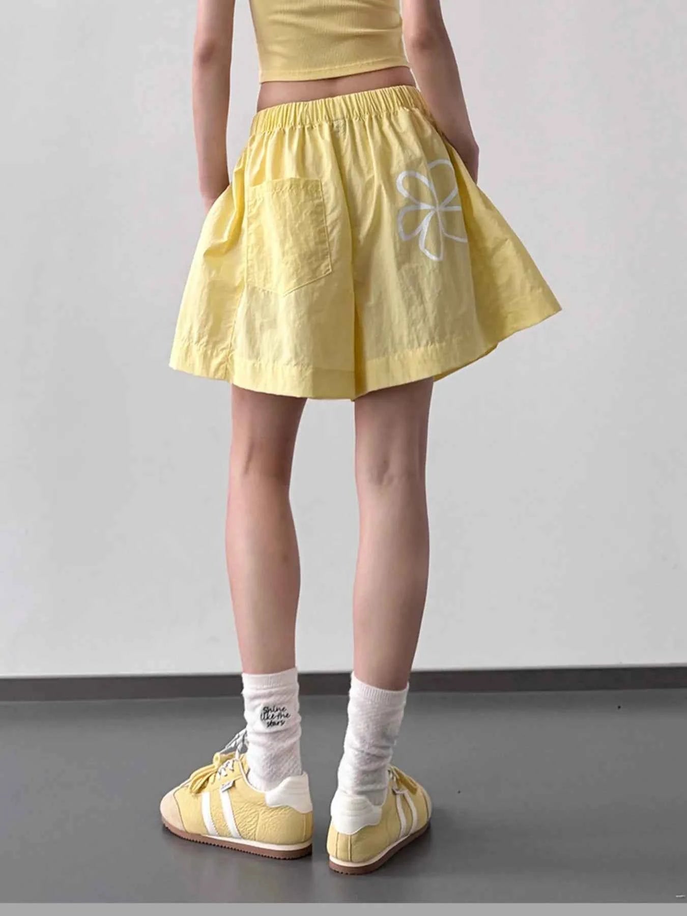 Elastic Waist Shorts