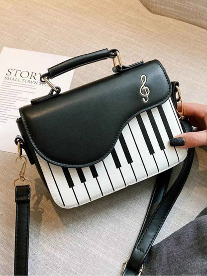 Piano Keys Crossbody Bag