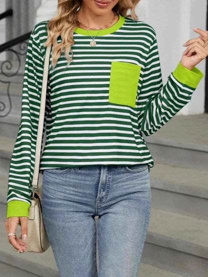 Striped Long Sleeve T-Shirt