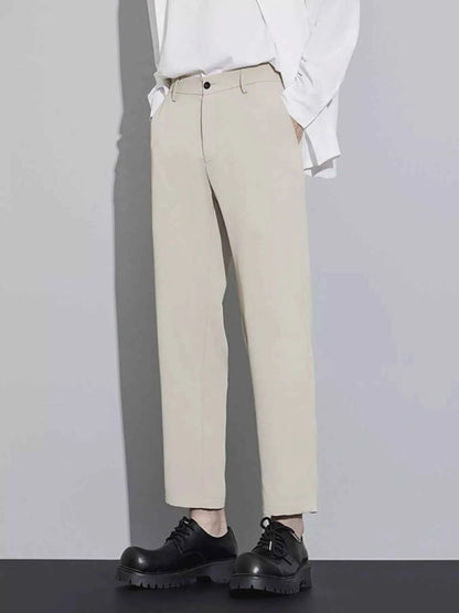 Men's Plus Size Straight Leg Casual Pants