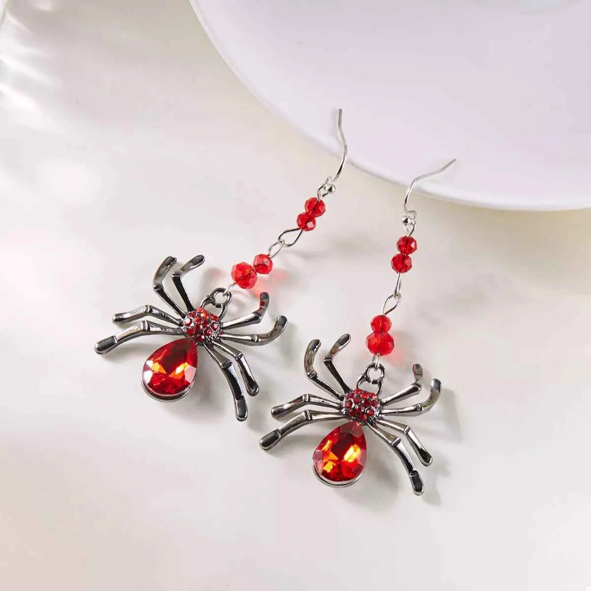 Halloween Spider Dangle Earrings