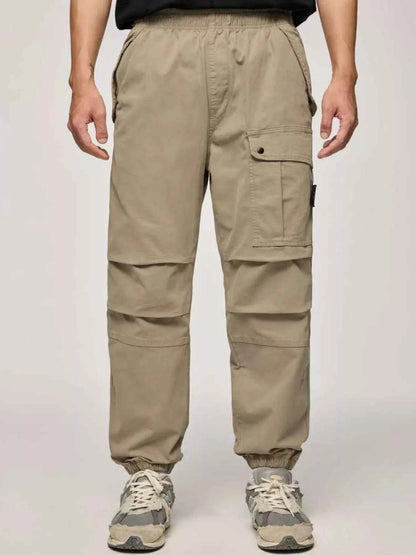 Men's Full Size Elastic Waist Joggers Plus Size