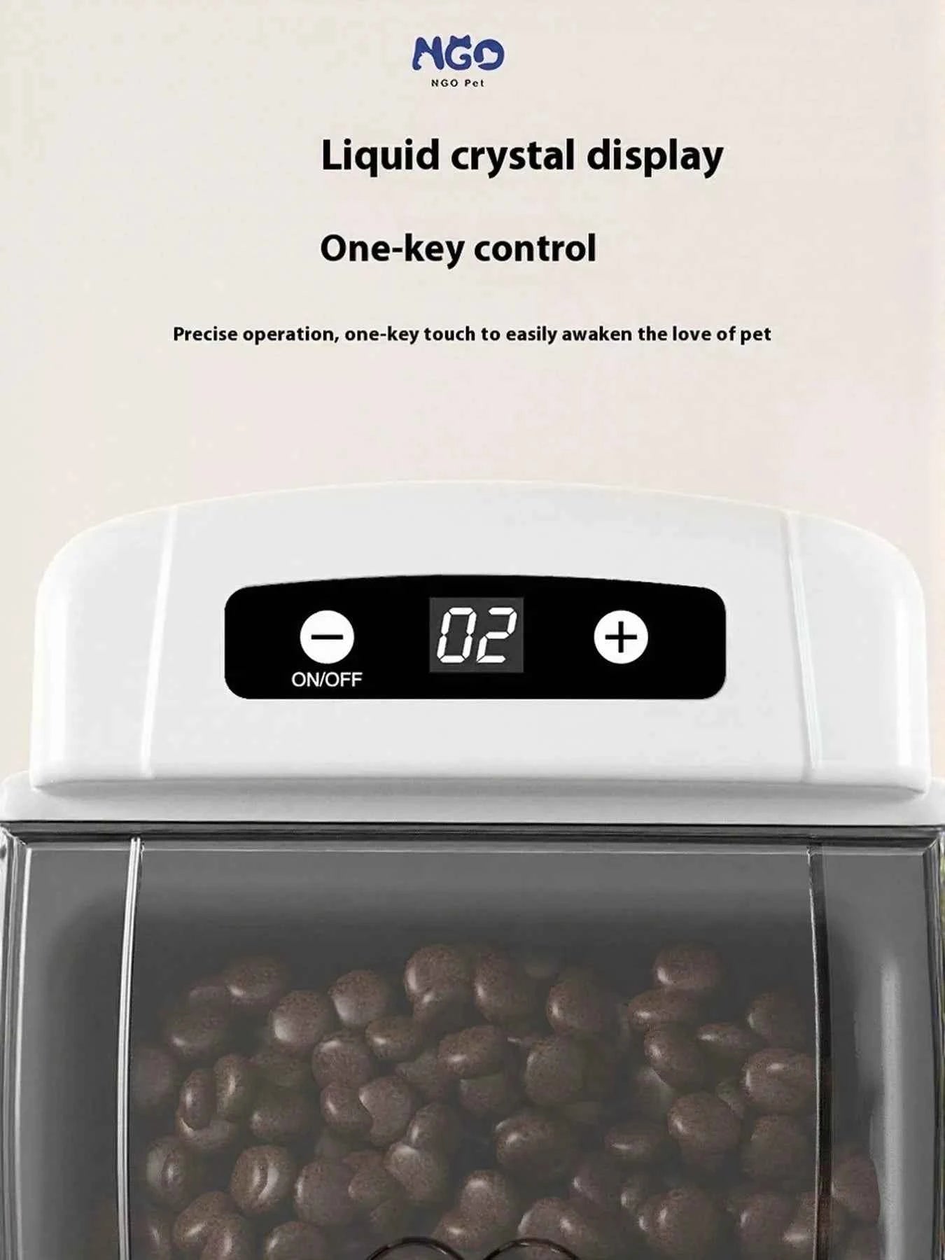 Automatic Pet Feeder with Elevated Bowl