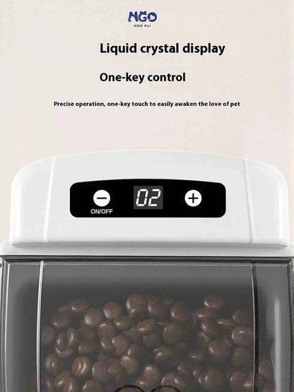 Automatic Pet Feeder with Elevated Bowl