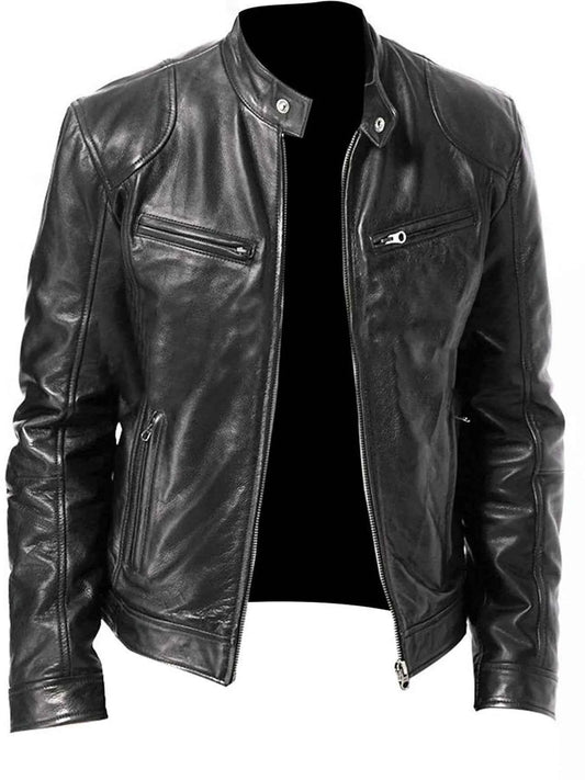 Men's Full Size Zip Up Long Sleeve Jacket Plus Size