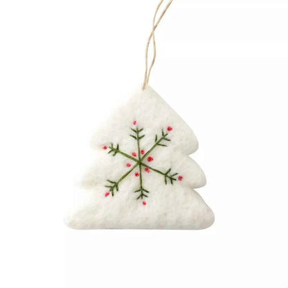 Christmas Felt Snowflake Ornament