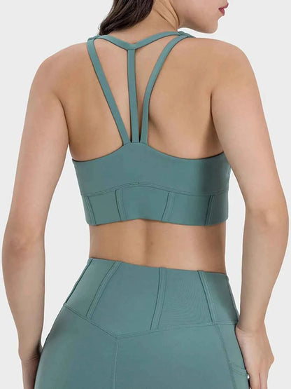 Millennia Square Neck Wide Strap Active Tank