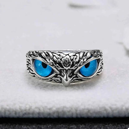 Alloy Owl Eyes Ring