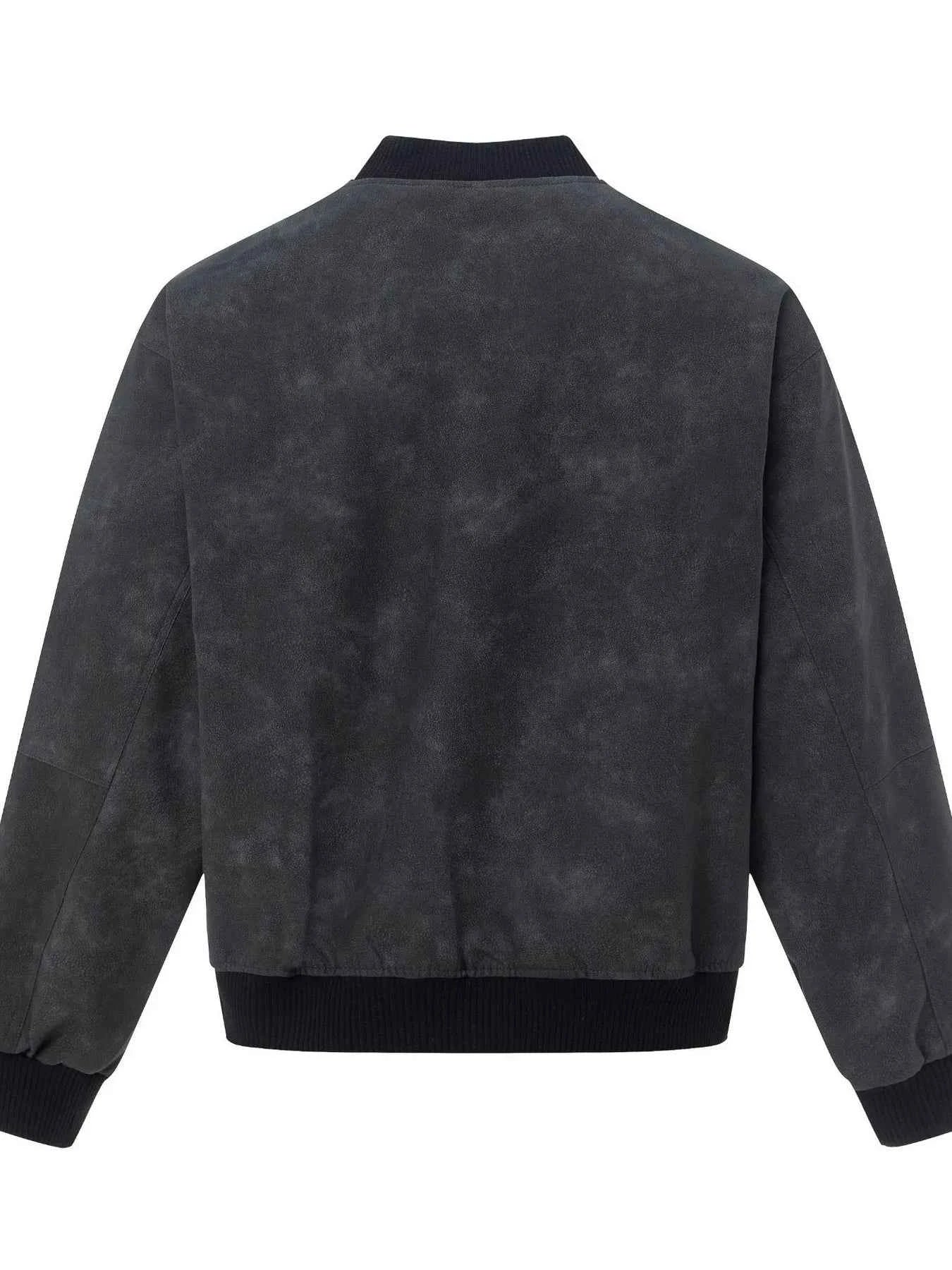 Men's Zip Up Letter Graphic Bomber Jacket