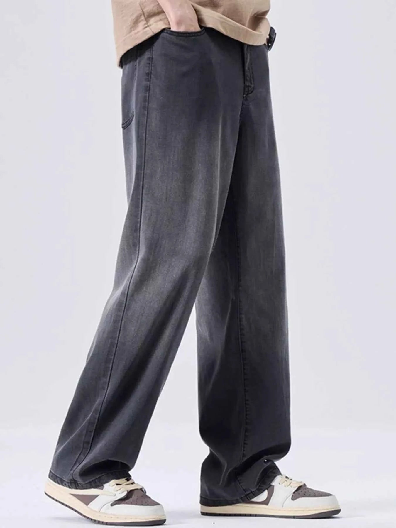 Men's Vintage Washed Straight Fit Pants