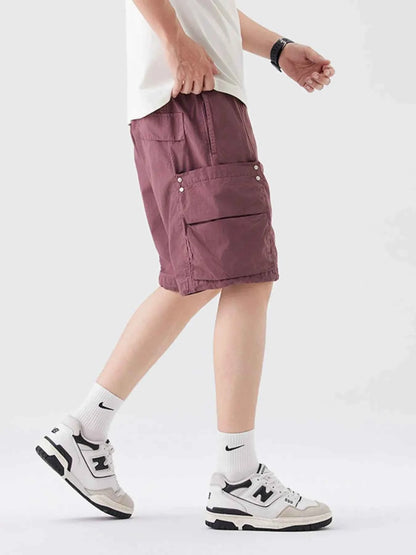 Men's Full Size Casual Cargo Shorts Plus Size