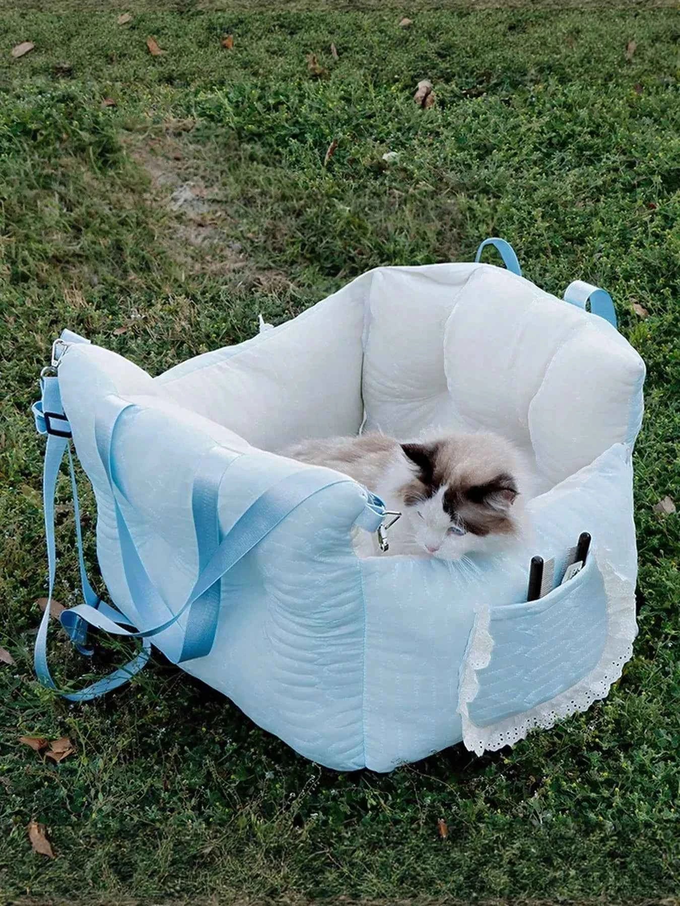 Comfortable & Secure Pet Car Seat Carrier
