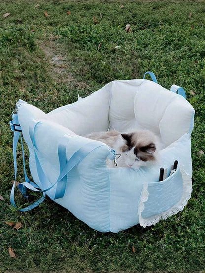 Comfortable & Secure Pet Car Seat Carrier