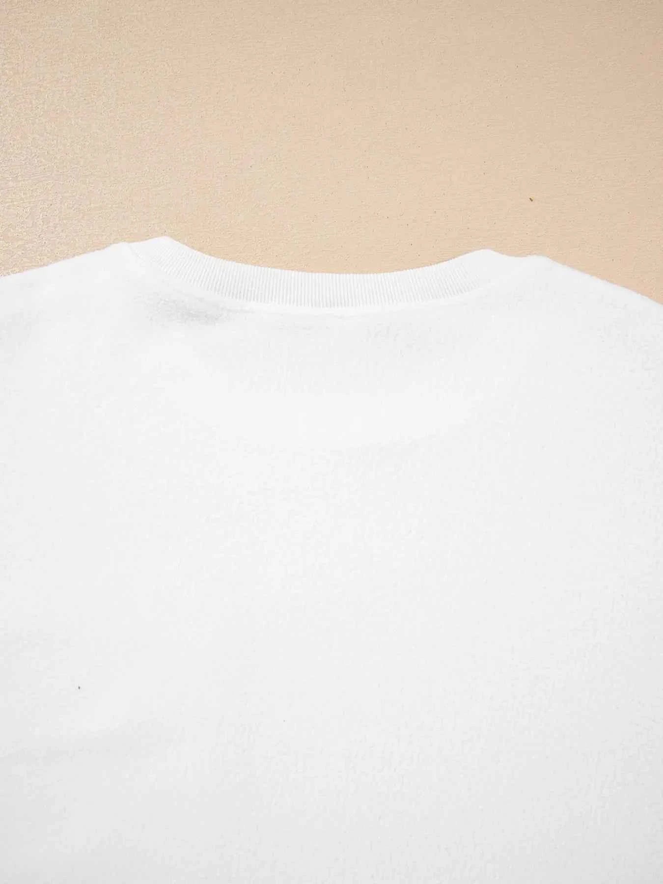 Exposed Seam Chest Pocket Knit Pullover Sweatshirt