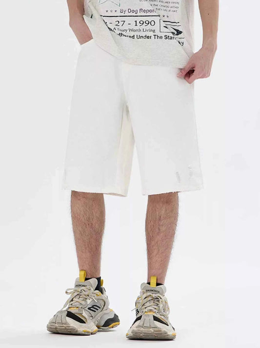 Men's Loose Fit Denim Shorts
