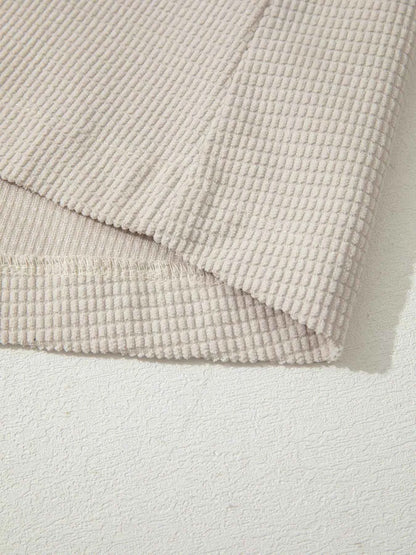 Thermal Knit Textured Hooded Jacket