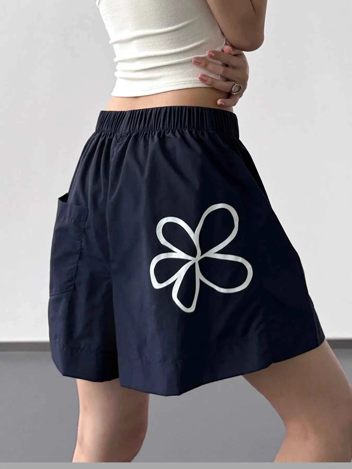 Elastic Waist Shorts