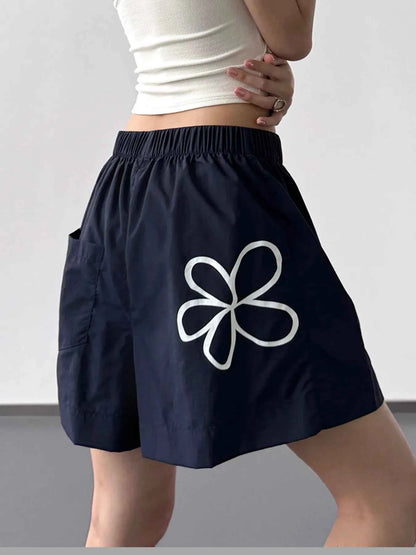 Elastic Waist Shorts