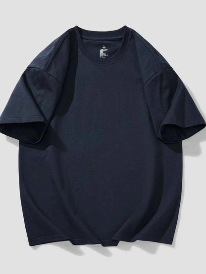 Men's Full Size Round Neck Short Sleeve T-Shirt Plus Size