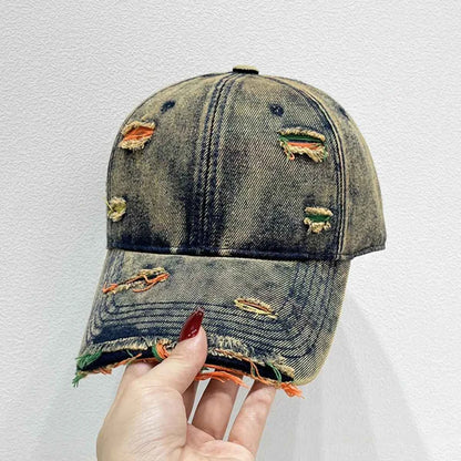 Distressed Adjustable Baseball Cap